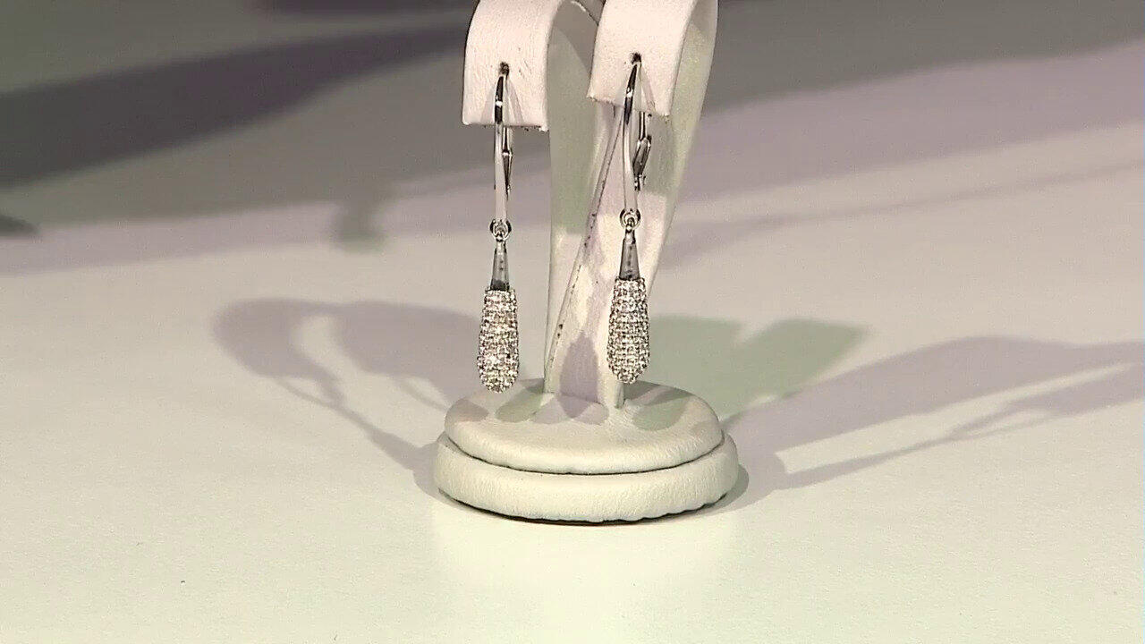 Video Zircon Silver Earrings (MONOSONO COLLECTION)