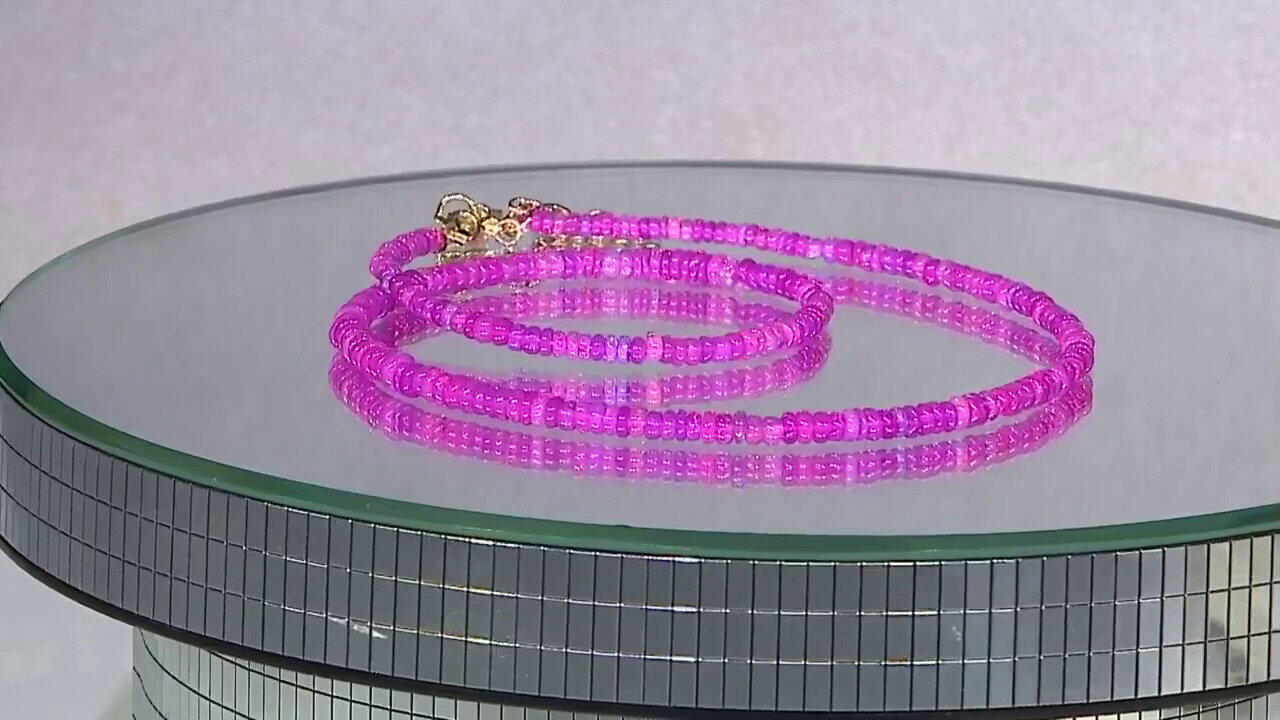 Video Collier en argent et Opale rose d'Éthiopie