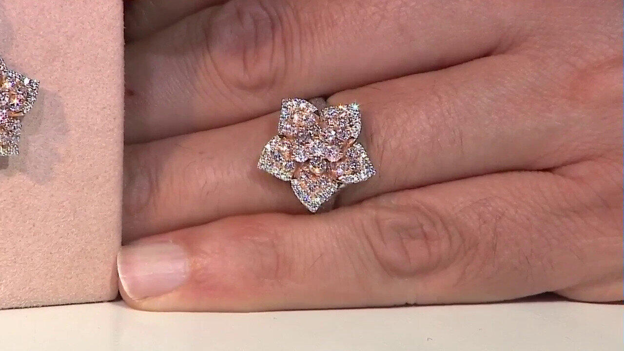 Video Bague en or et Diamant rose I1 (CIRARI)