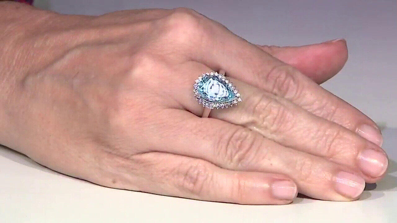 Video Pendientes en plata con Topacio blanco