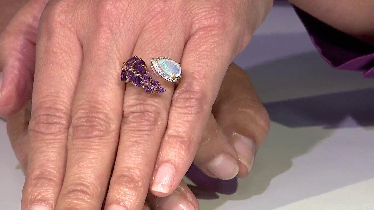 Video Anillo en plata con Ópalo de Welo (de Melo)
