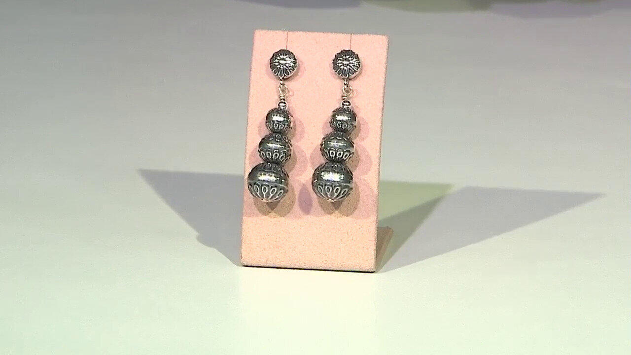Video Zilveren oorbellen (Desert Chic)