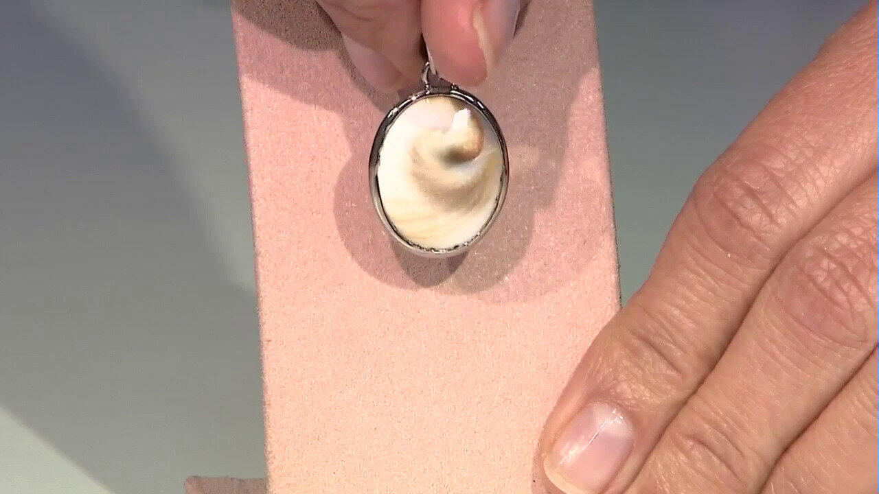 Video Ciondolo in argento con Occhio di Shiva