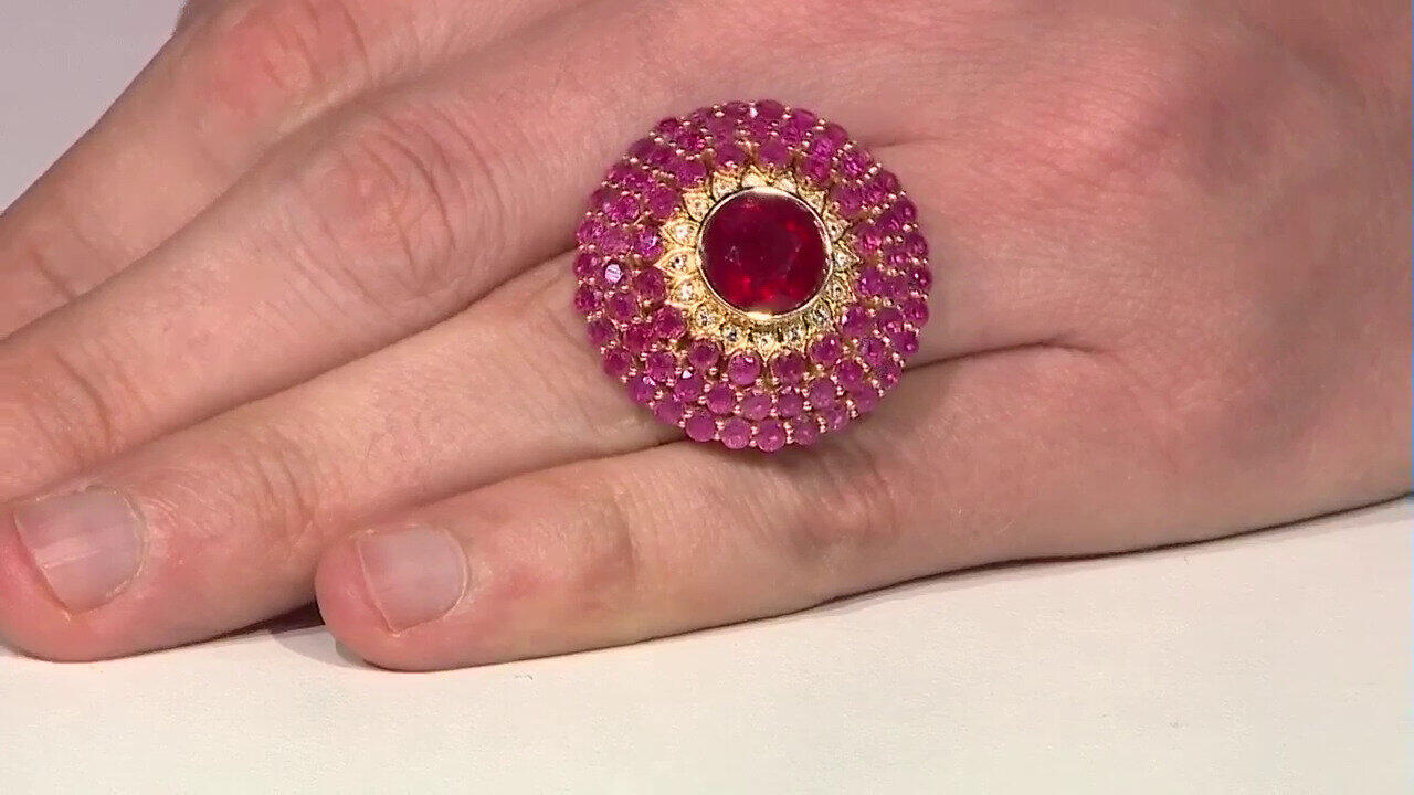 Video Bague en argent et Rubis de Madagascar