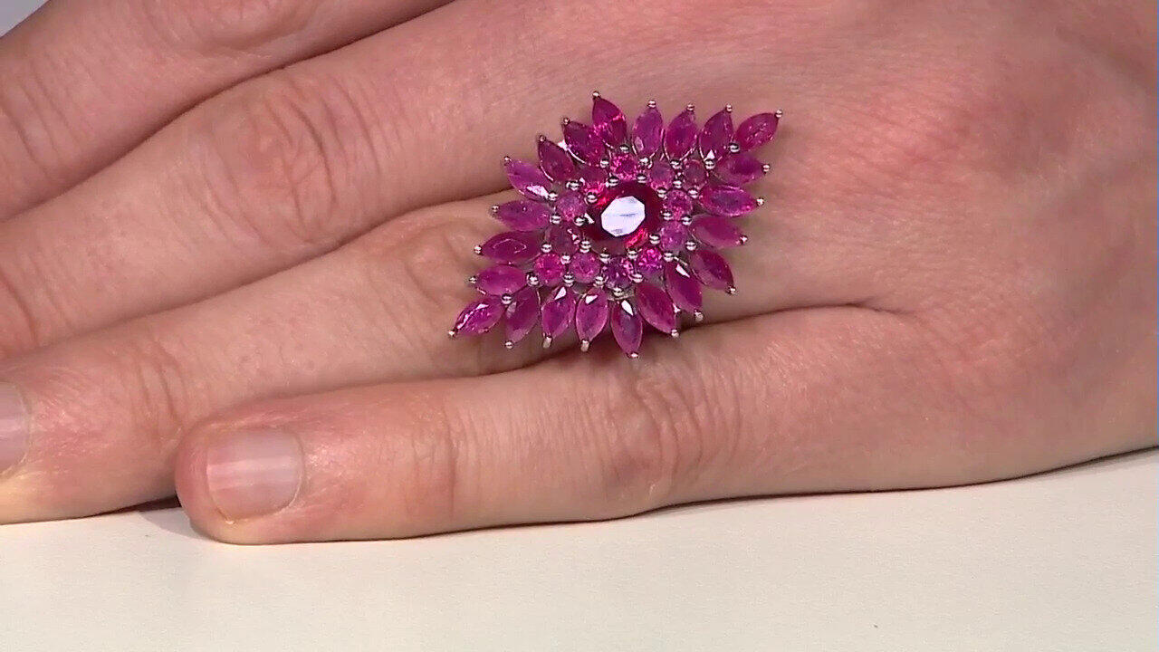 Video Bague en argent et Rubis de Madagascar