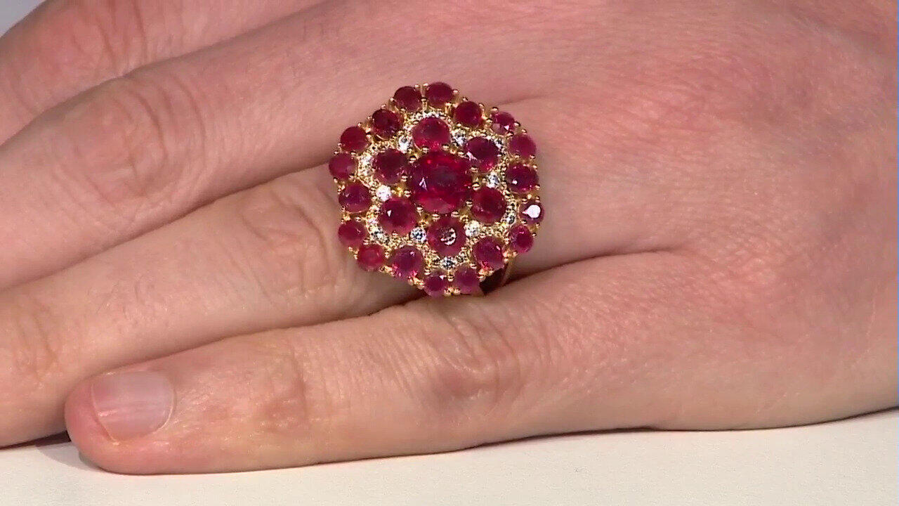 Video Bague en argent et Rubis de Madagascar