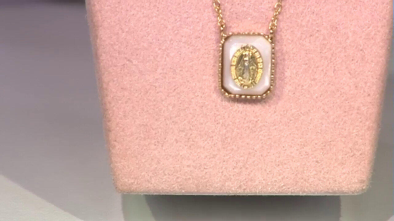 Video Collier en argent et Nacre (M de Luca)