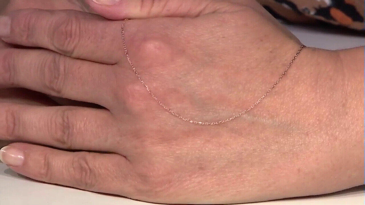 Video Roségold-Ankerkette - 0,937 g - 45 cm