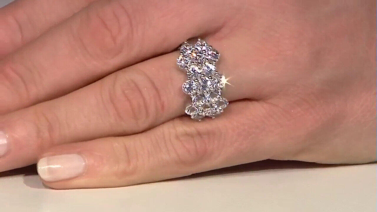 Video Anello in argento con Danburite