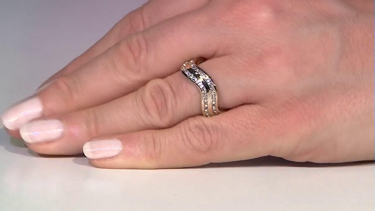 Video Bague en or et Zircon (de Melo)