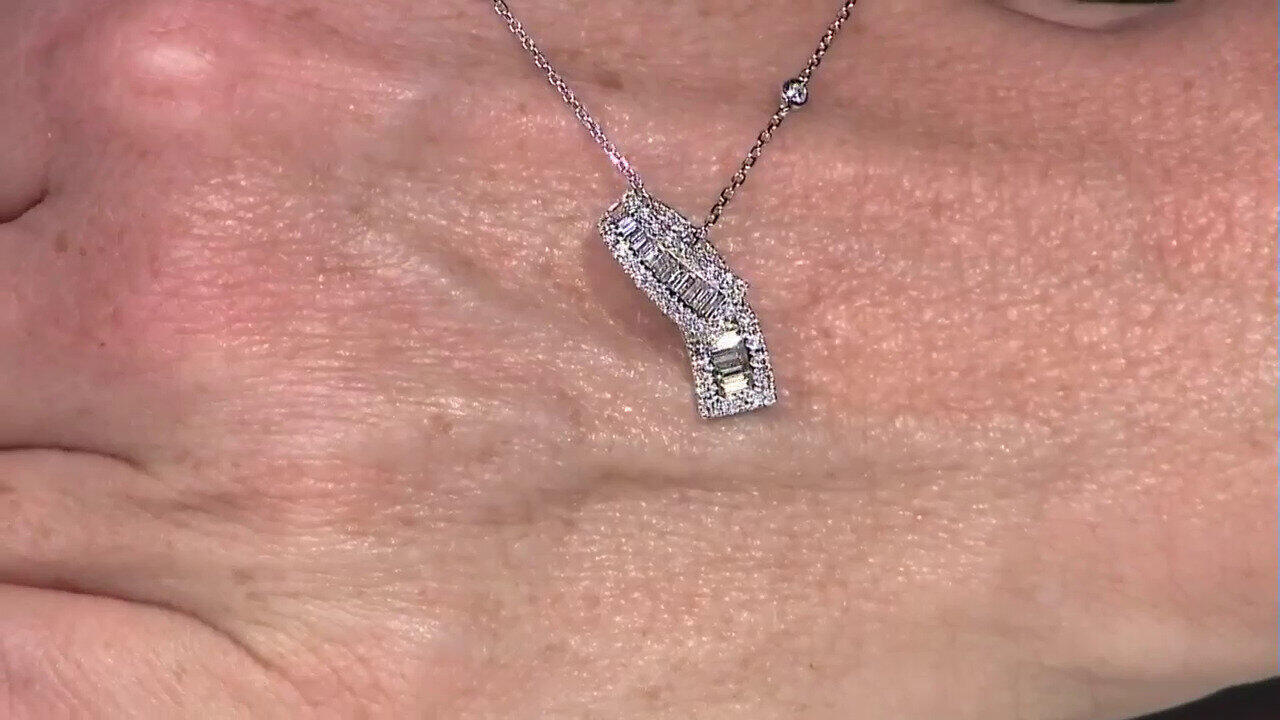 Video Collana in oro con Diamante SI2 (H) (CIRARI)