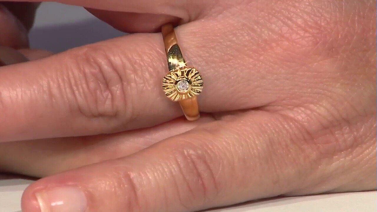 Video Bague en argent et Diamant I2 (H)