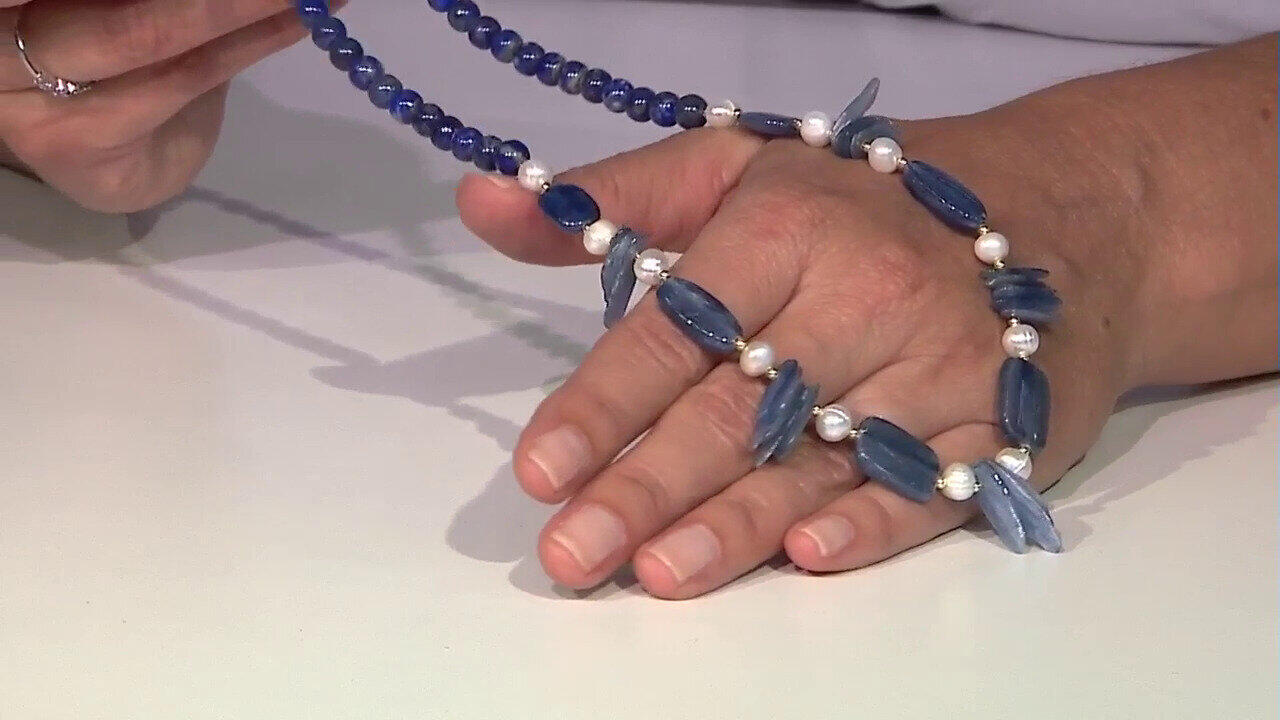 Video Nepal Kyanite Silver Necklace