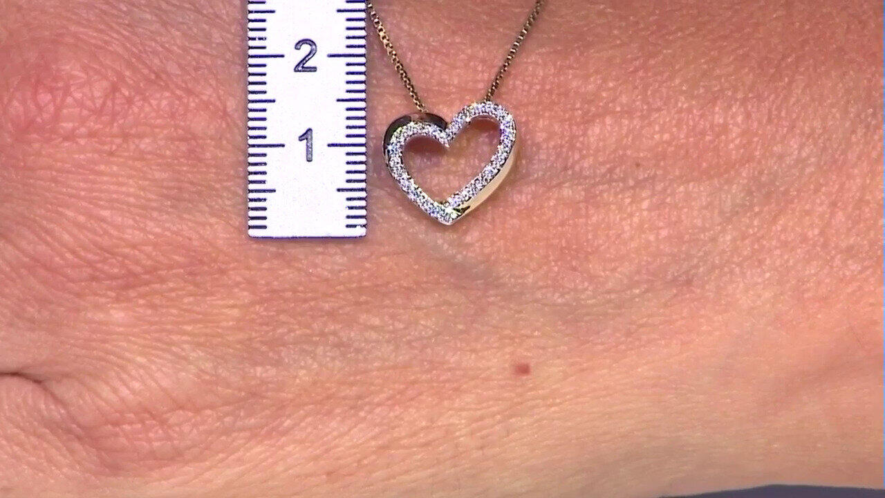 Video SI1 (G) Brillant-Goldanhänger (Annette)