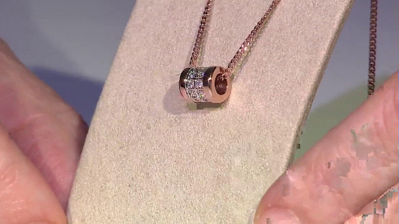 Video Pendentif en or et Diamant SI1 (G) (Annette)