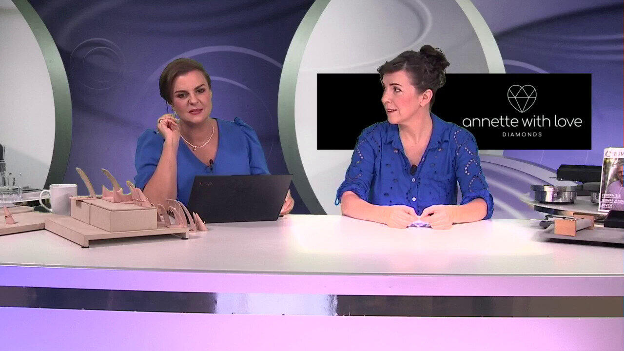 Video Anello in oro con Diamante SI1 (G) (Annette)