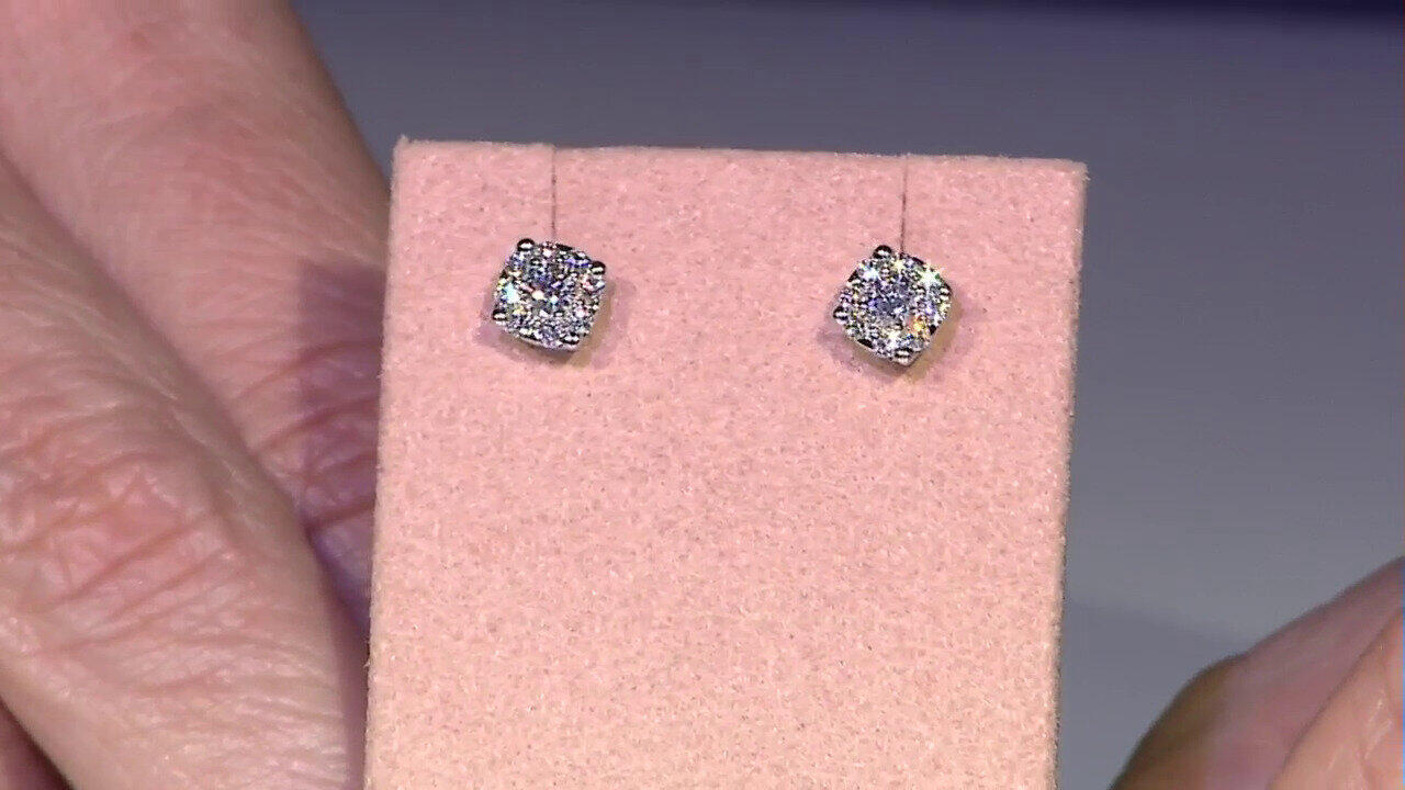 Video Orecchini in oro con Diamante VVS1 (G) (Annette)
