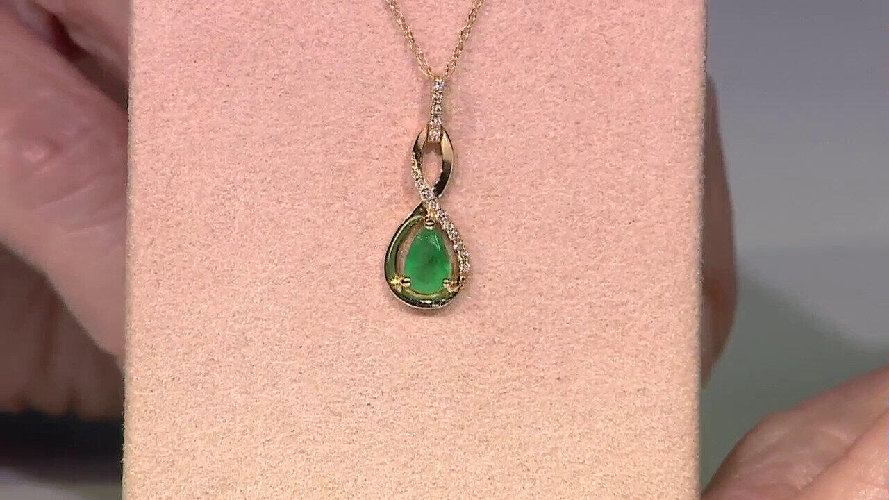 Video Boucles d'oreilles en argent et Danburite