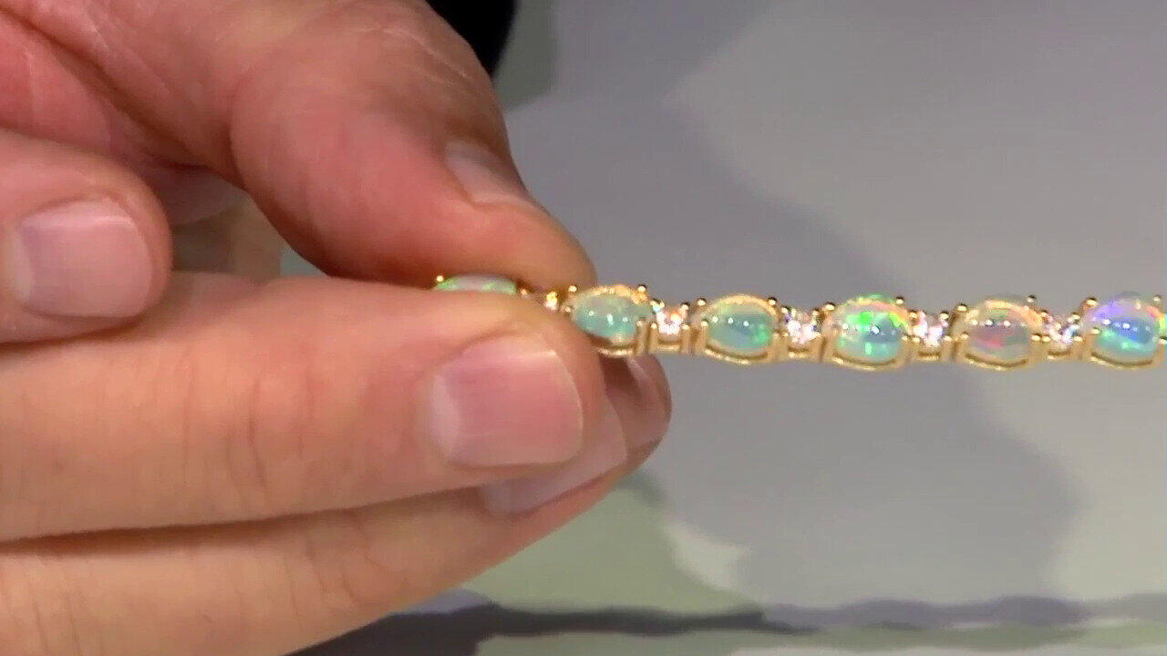 Video Welo Opal Silver Bracelet