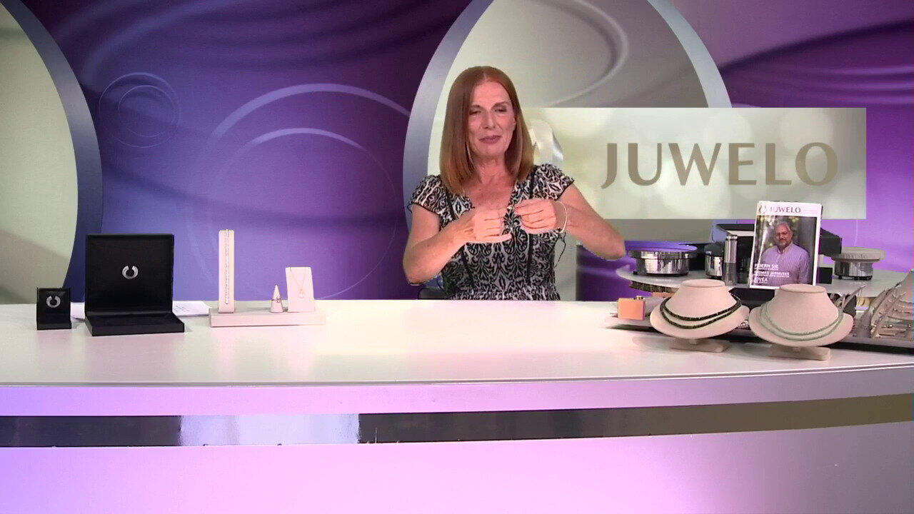 Video Perlmutt-Silberarmband