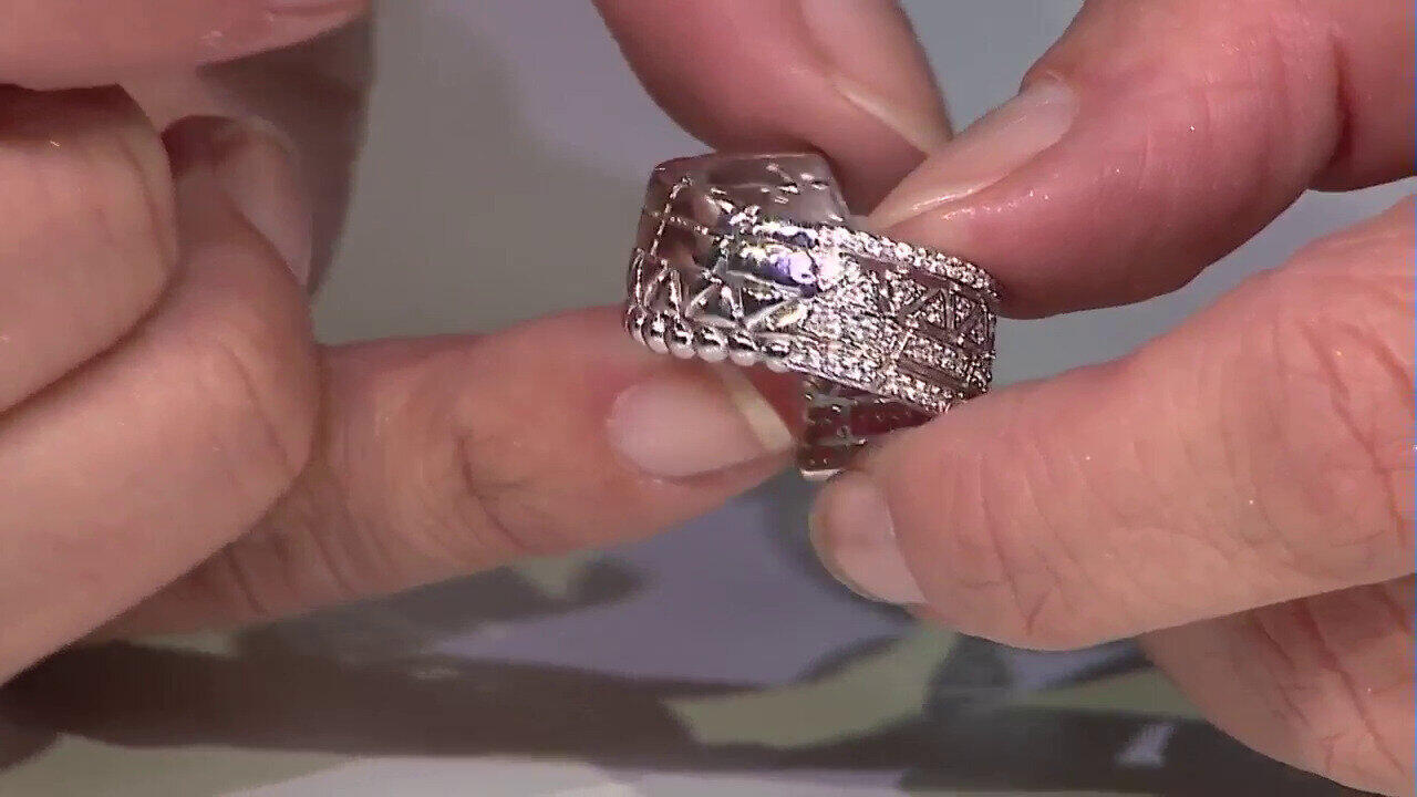 Video Bague en argent et Zircon
