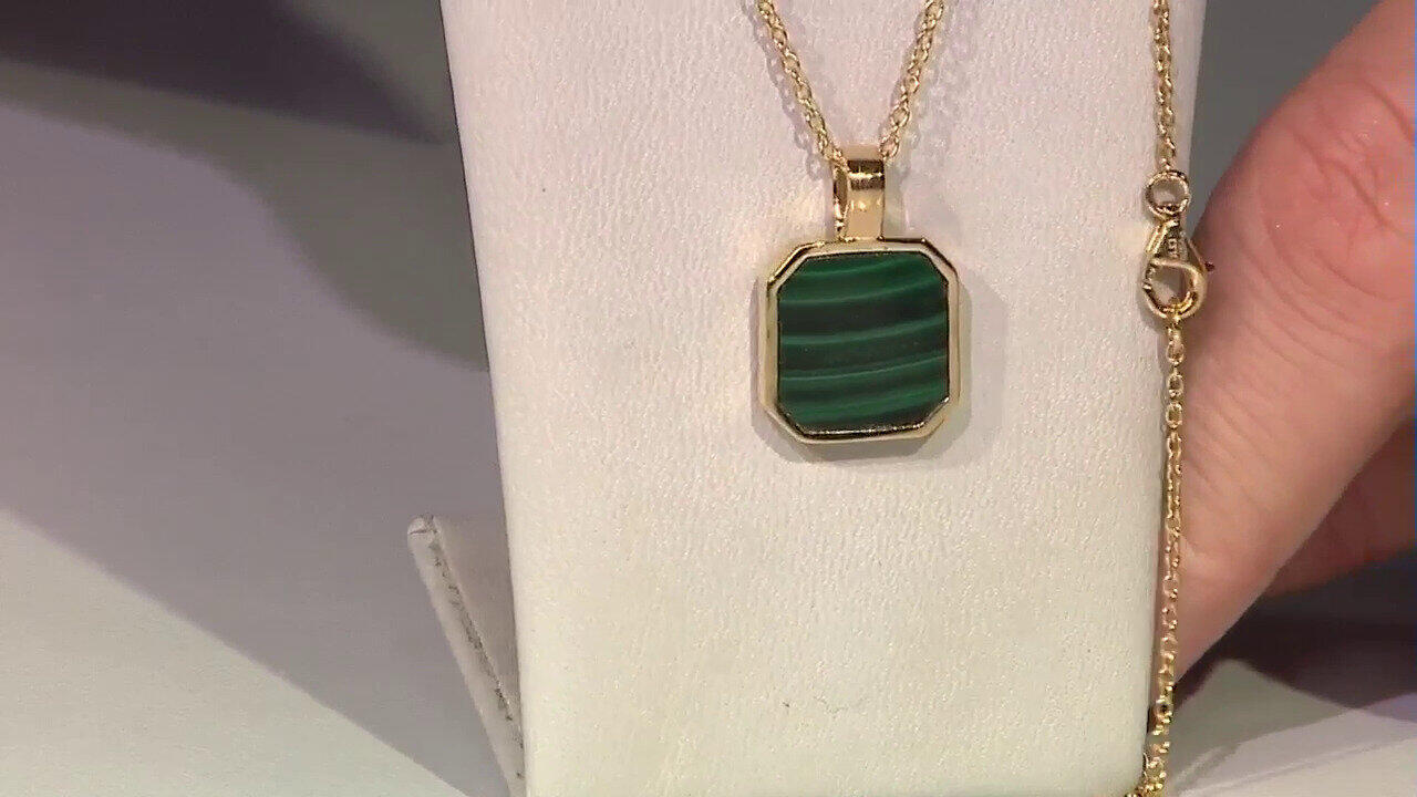 Video Collier en argent et Malachite