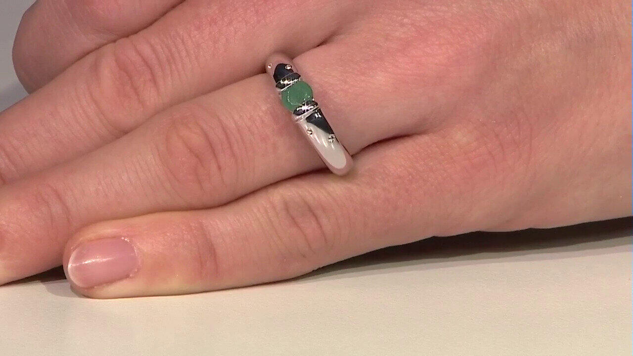 Video Bague en argent et Emeraude de Socoto