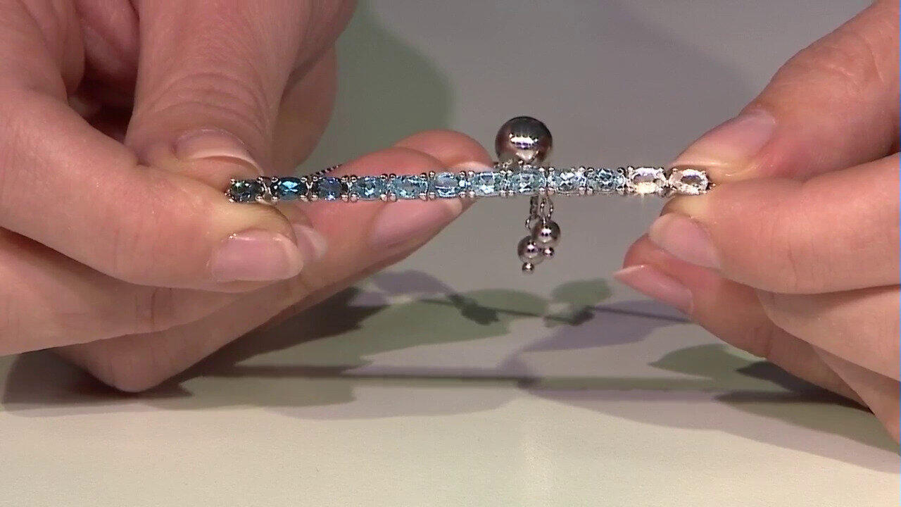 Video Edelstein-Silberarmband