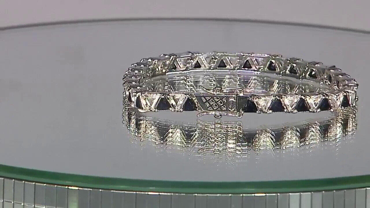 Video Bracelet en argent et Topaze blanche