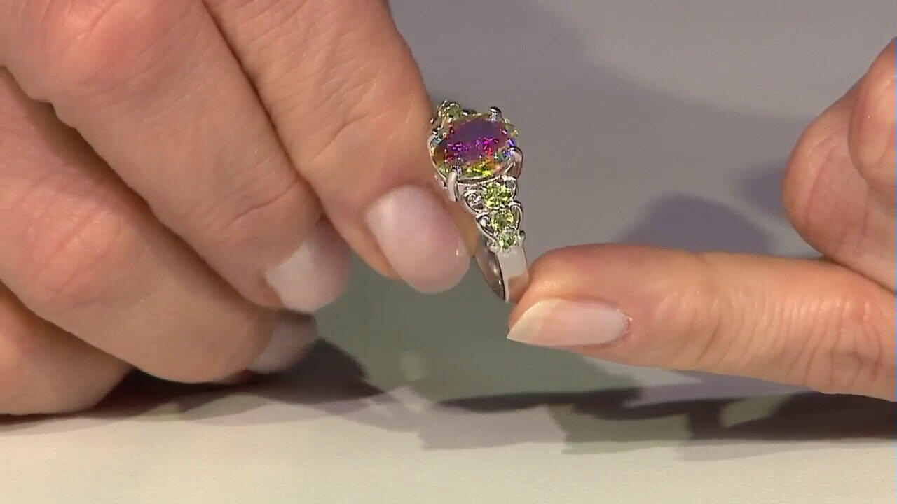 Video Anillo en plata con Cuarzo Rayo de luna