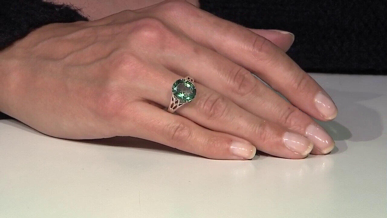 Video Zilveren ring met een Braldu Fluoriet (Pallanova)