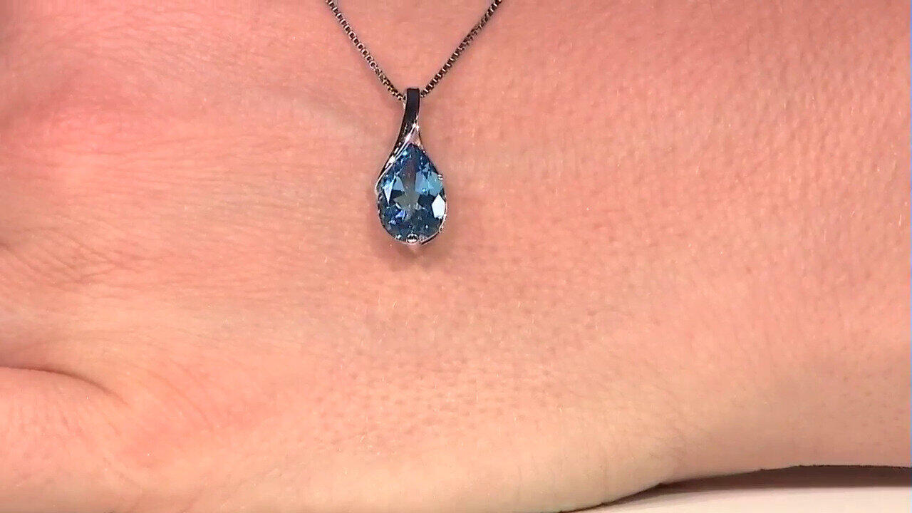 Video Ciondolo in argento con Topazio Marambaia