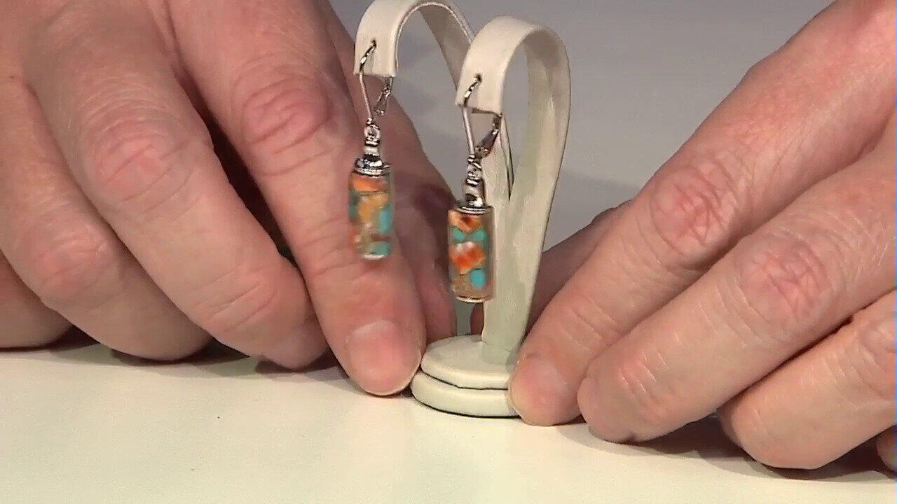 Video Boucles d'oreilles en argent et Pierre fine