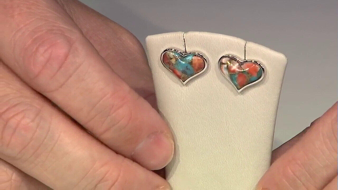 Video Boucles d'oreilles en argent et Pierre fine