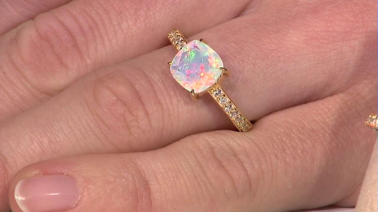 Video Anillo en plata con Ópalo de Welo