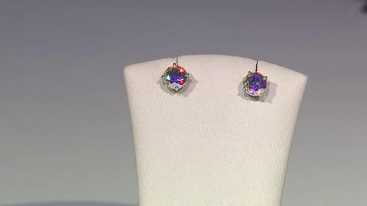 Video Moonlight Quartz Silver Earrings