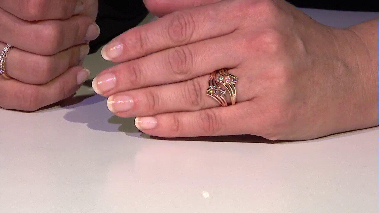 Video Gouden ring met Diamanten SI1 (G) (Annette)