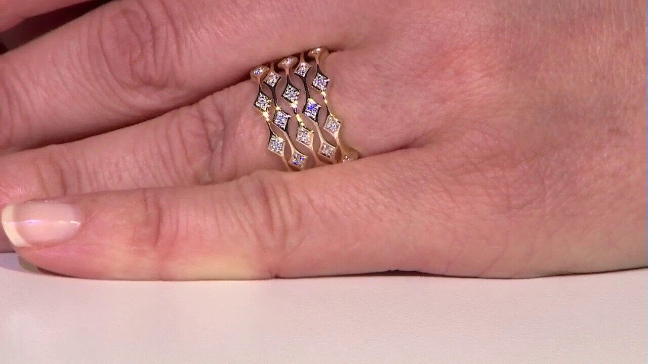 Video Anillo en oro con Diamante SI1 (G) (Annette)