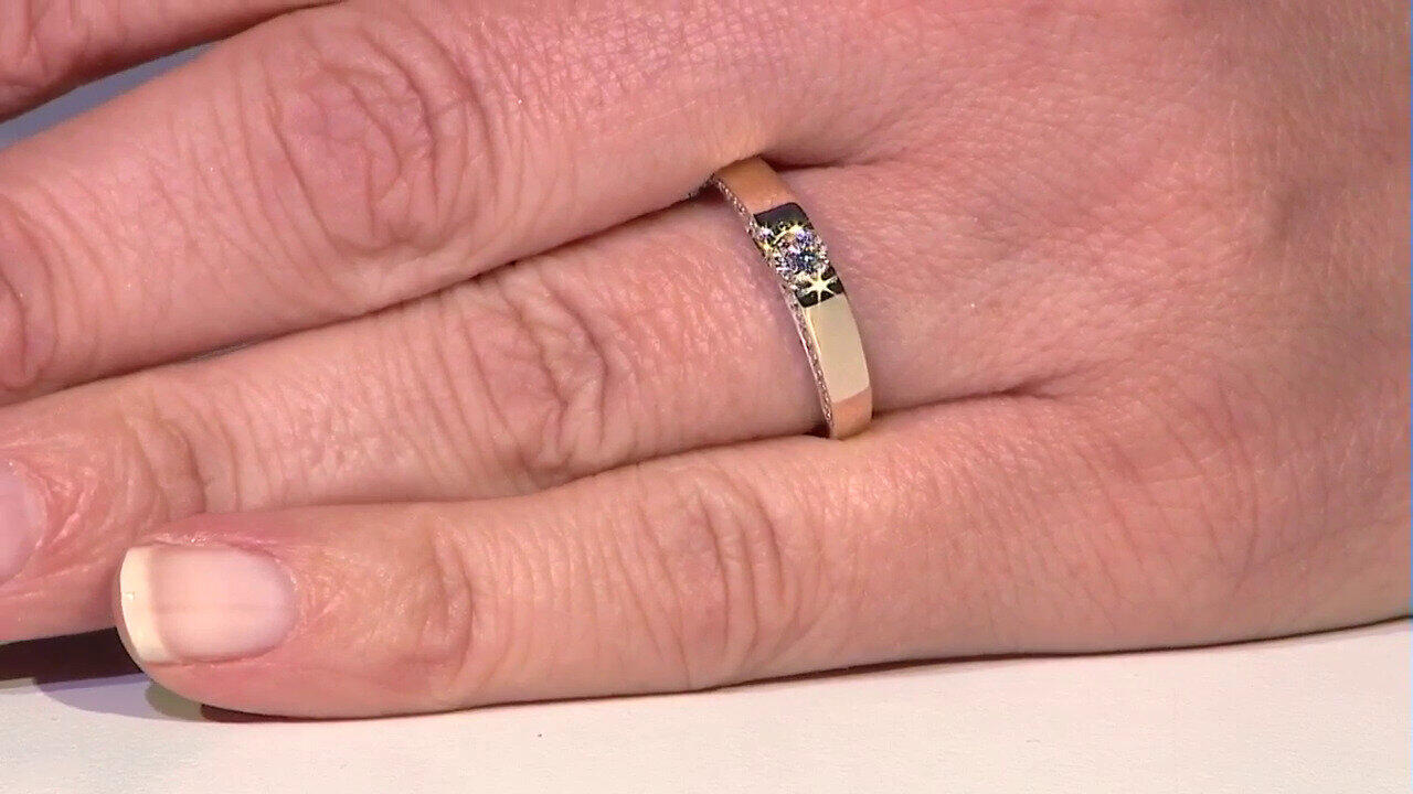 Video Anillo en oro con Diamante SI1 (G) (Annette)