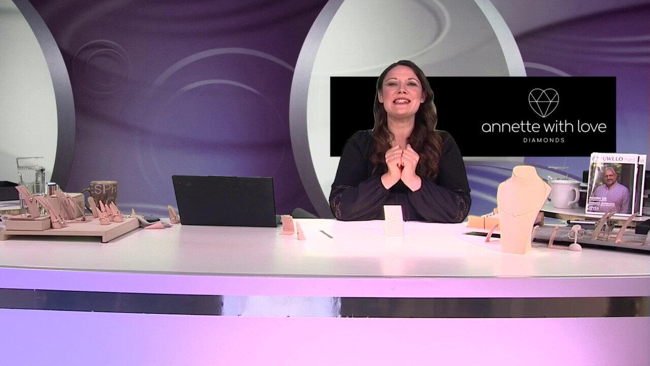 Video Pendentif en or et Diamant IF (D) (Annette)
