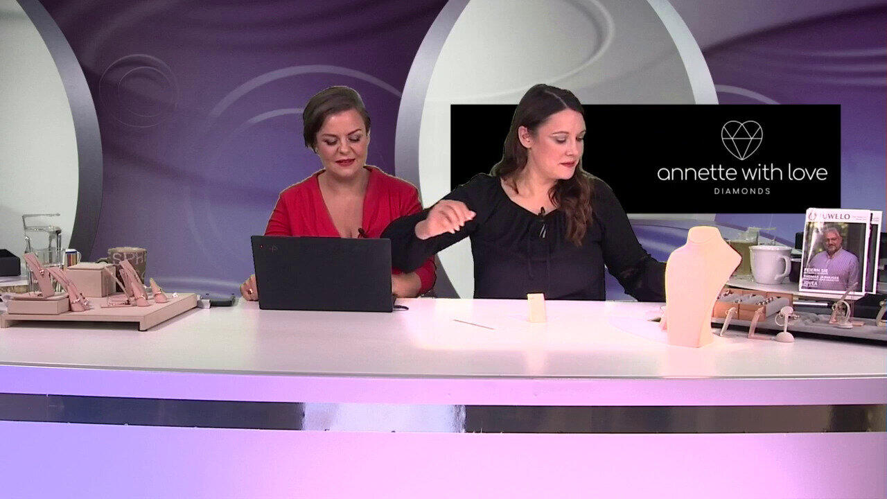 Video Pendientes en oro con Diamante rosa de Francia de Argyle VS1 (Annette)