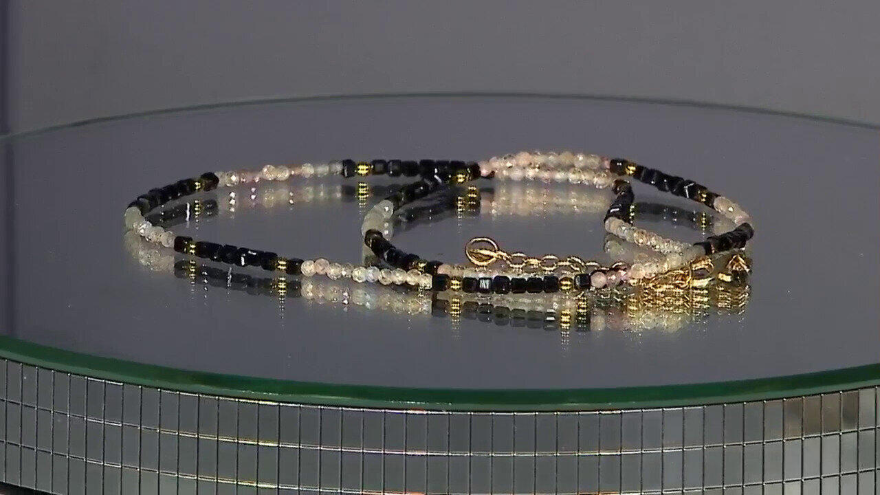 Video Collana in argento con Spinello Nero
