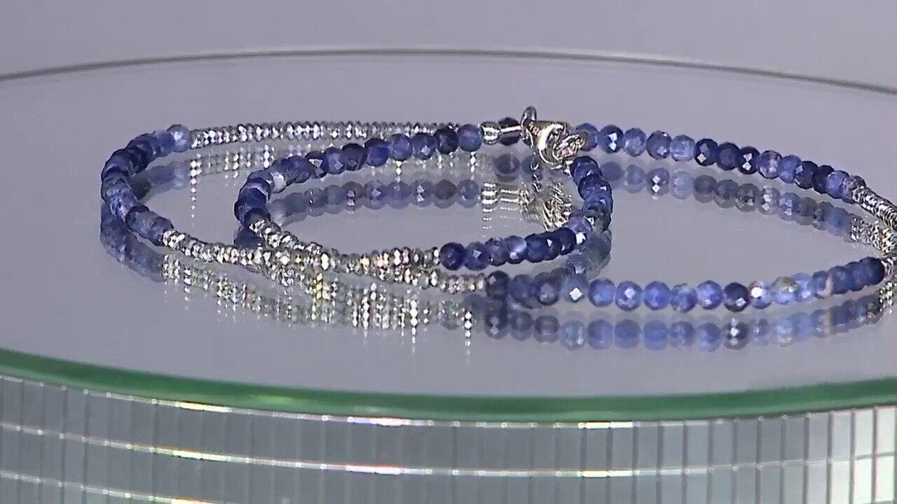 Video Collar en plata con Sodalita
