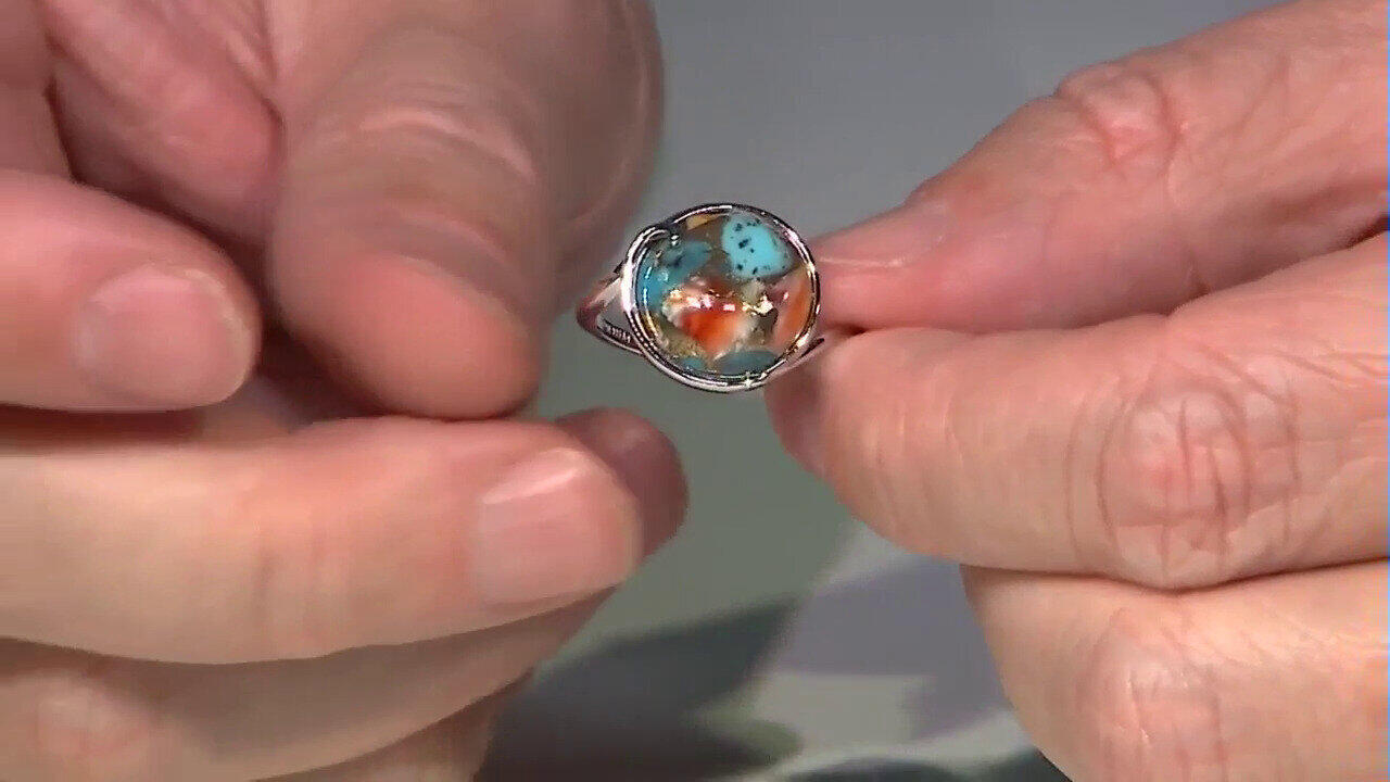 Video Anillo en plata con Piedra preciosa