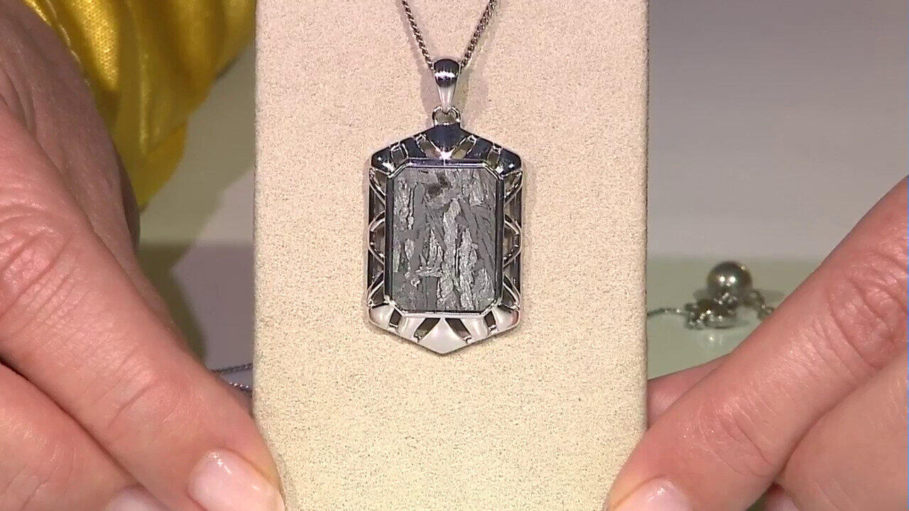 Video Colgante en plata con Meteorito Aletai