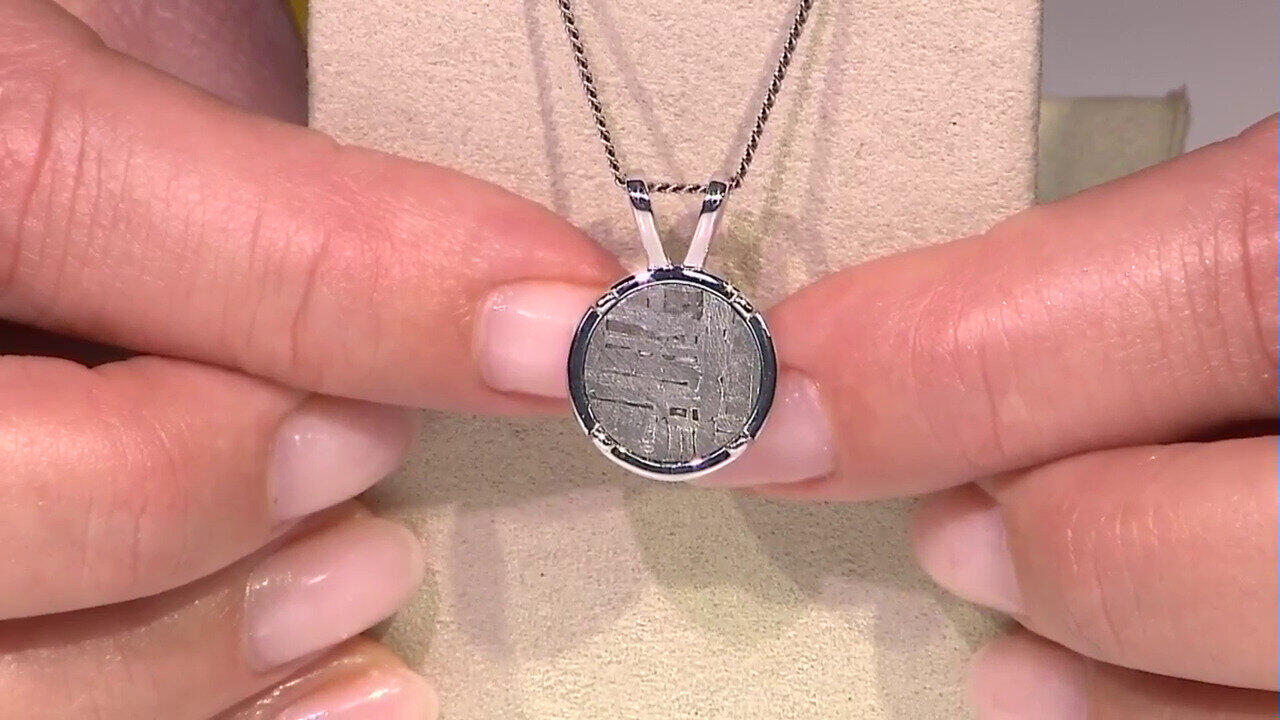 Video Colgante en plata con Meteorito Aletai