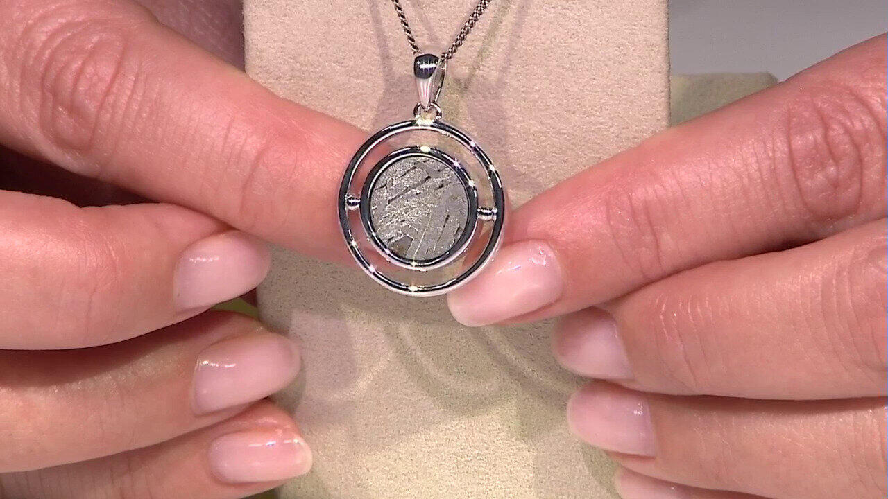 Video Colgante en plata con Meteorito Aletai