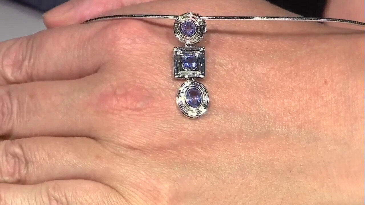 Video Zilveren hanger met een kleurwissel fluoriet (MONOSONO COLLECTION)