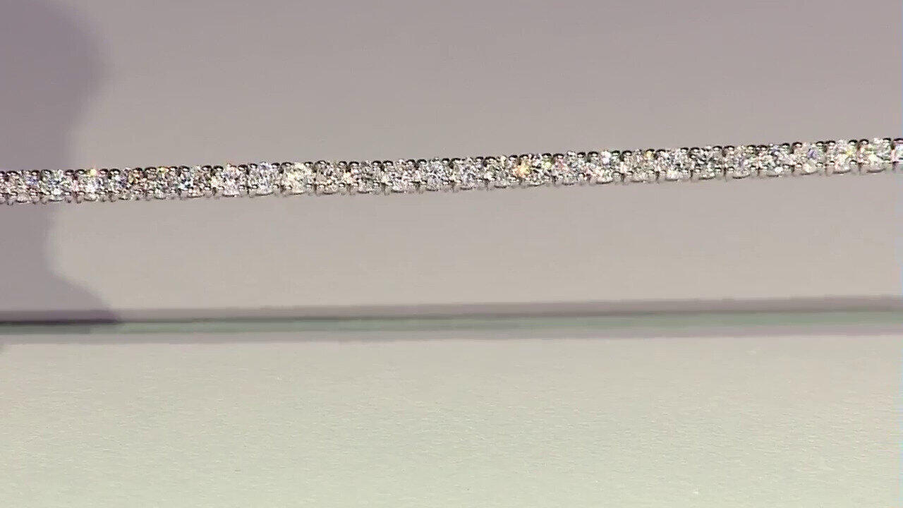 Video 14K I1 (H) Diamond Gold Bracelet (CIRARI)