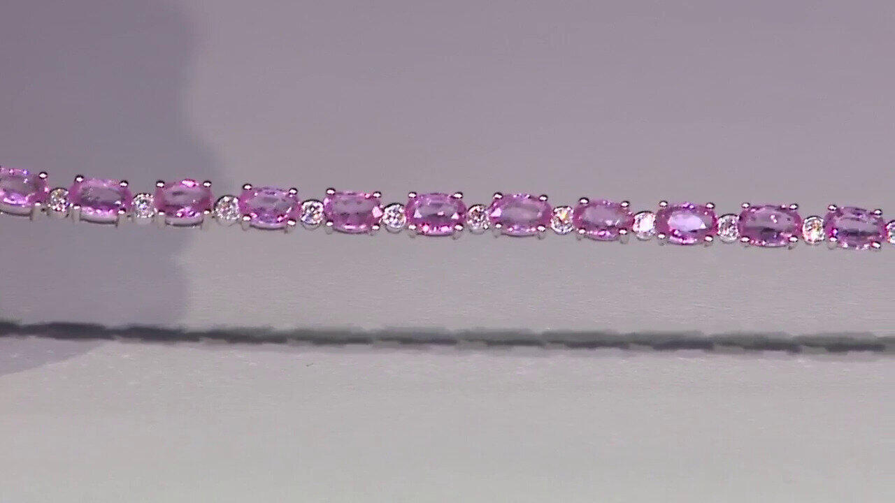 Video Bracciale in oro con Zaffiro Rosa (CIRARI)